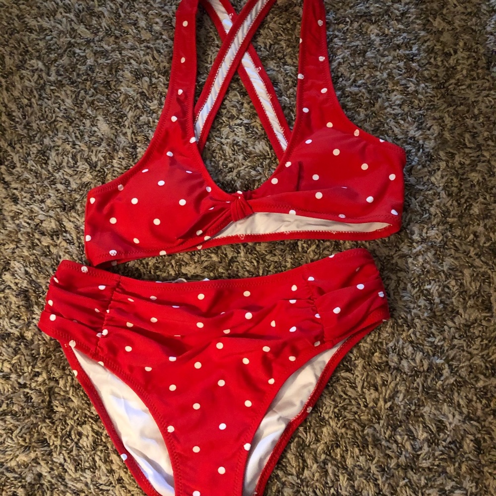 NWT polka dot bikini